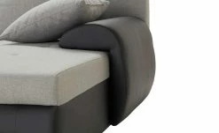 Ecksofa mit Beleuchtung Emma | Schwarz/Hellgrau rechts -Sofas Verkaufsladen 28407852 12 202209170030