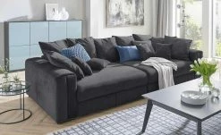 uno Bigsofa Bryan | Black (Dunkelgrau)