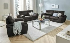 uno Ledersofa Brandy II | Brown (Dunkelbraun) 3
