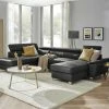 uno Wohnlandschaft Avola | Schwarz links Erweiterte Funktion -Sofas Verkaufsladen 28408437 13 202201112238