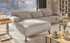 uno Ecksofa Perla | Mud (Hellbraun) links