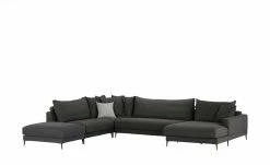Max Schelling Wohnlandschaft Horizont | Black (Schwarz-Grau) links -Sofas Verkaufsladen 28408726 4 202208181240