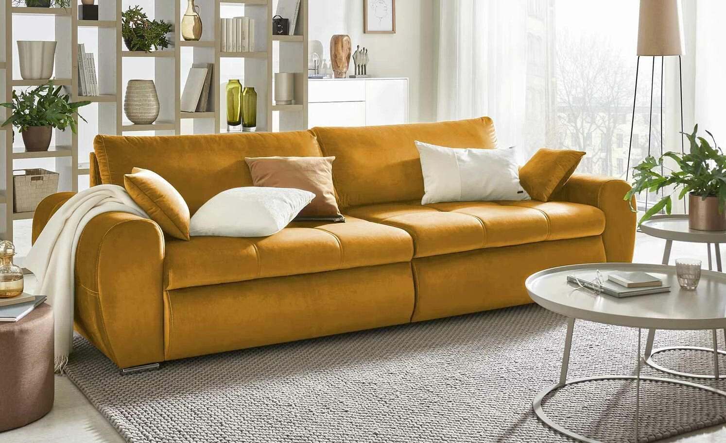 Big Sofa Milada | Gold (Orange-Gold) 3 Big Sofa Milada | Gold (Orange-Gold)