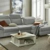 switch Ecksofa Paolo | Grau rechts Grundfunktion