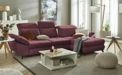 switch Ecksofa Paolo | Bordeaux (Dunkelrot) rechts Grundfunktion