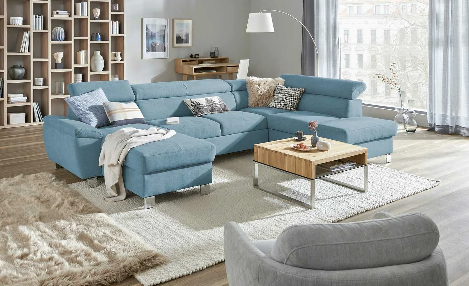 uno Wohnlandschaft Avola | Blau rechts 3 uno Wohnlandschaft Avola | Blau rechts