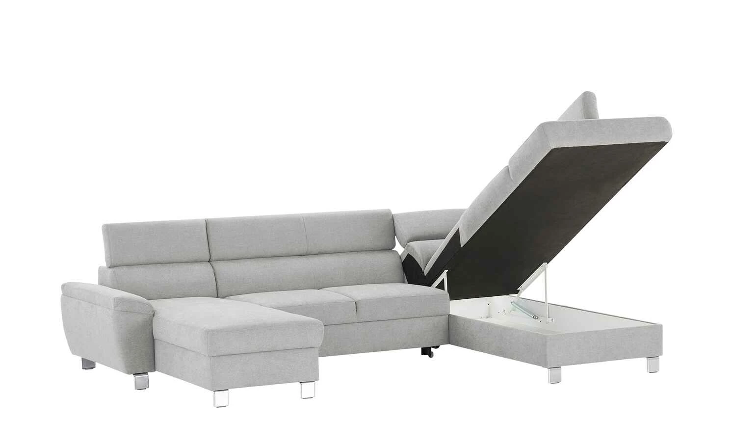 uno Wohnlandschaft Avola | Hellgrau rechts 6 uno Wohnlandschaft Avola | Hellgrau rechts – Bild 4