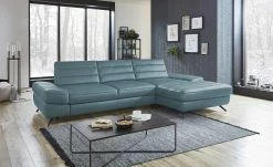 meinSofa Ecksofa Bela | Ocean (Hellblau) rechts ohne