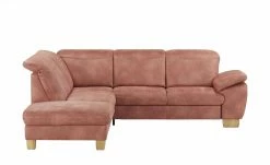 Mein Sofa bold Ecksofa Raica | Rose (Rosa) links ohne