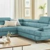 switch Ecksofa Gio | Hellblau links Grundfunktion