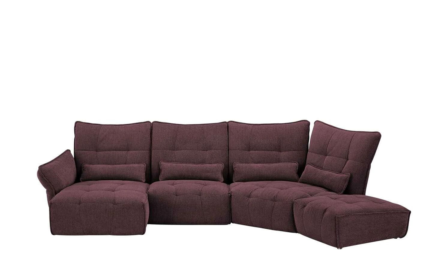 bobb Wohnlandschaft Jeaneva | Burgunderrot links 5 bobb Wohnlandschaft Jeaneva | Burgunderrot links – Bild 3