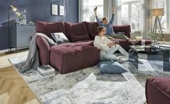 bobb Wohnlandschaft Jeaneva | Burgunderrot links