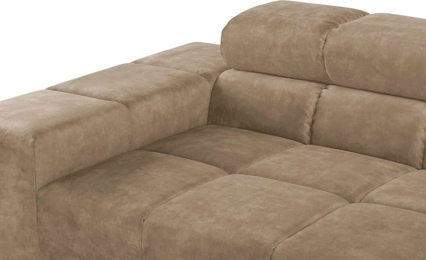 pop Ecksofa Willow | Taupe (Hellbraun) rechts Grundfunktion 8 pop Ecksofa Willow | Taupe (Hellbraun) rechts Grundfunktion – Bild 6