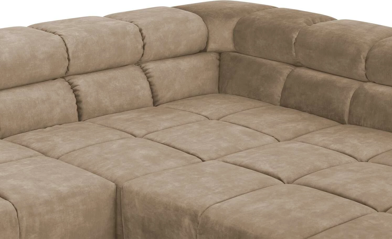 pop Ecksofa Willow | Taupe (Hellbraun) rechts Grundfunktion 9 pop Ecksofa Willow | Taupe (Hellbraun) rechts Grundfunktion – Bild 7