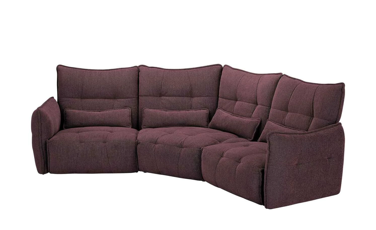 bobb Einzelsofa Jeaneva | 371|cm Burgund Webstoff 6 bobb Einzelsofa Jeaneva | 371|cm Burgund Webstoff – Bild 4