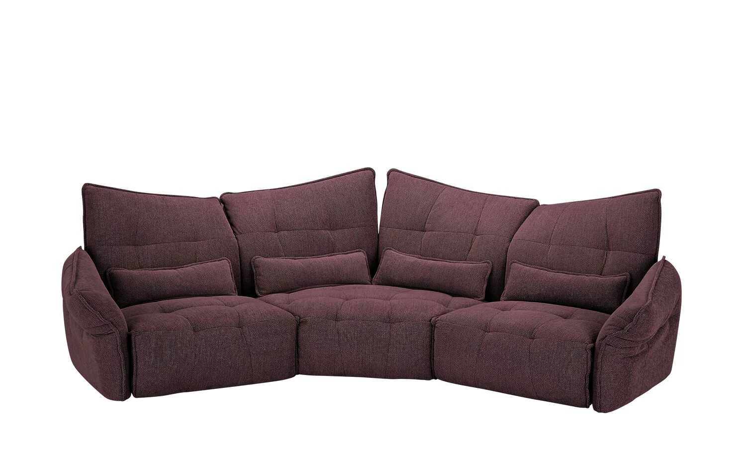 bobb Einzelsofa Jeaneva | 371|cm Burgund Webstoff 11 bobb Einzelsofa Jeaneva | 371|cm Burgund Webstoff – Bild 9