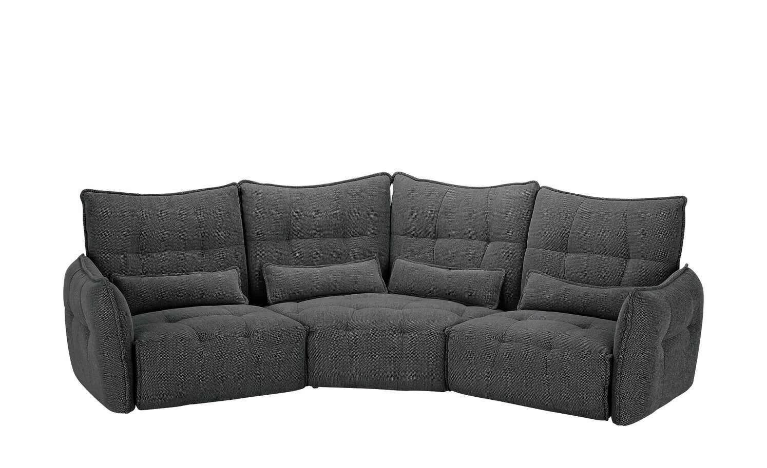 bobb Einzelsofa Jeaneva | 371|cm Anthrazit Webstoff 4 bobb Einzelsofa Jeaneva | 371|cm Anthrazit Webstoff – Bild 2