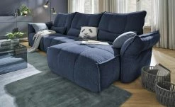 bobb Ecksofa Jeaneva | Blau rechts