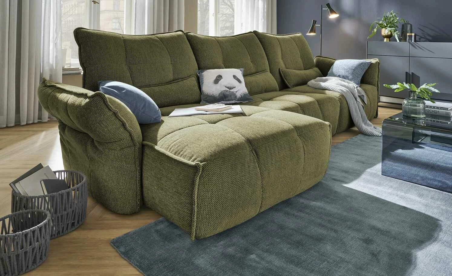 bobb Ecksofa Jeaneva | Grün links 3 bobb Ecksofa Jeaneva | Grün links