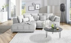 switch Ecksofa Tiga | Silber (Hellgrau) links ohne