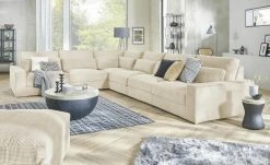 Ecksofa Branna | Natur (Creme) rechts