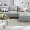 switch Ecksofa Futuro | Hellgrau rechts ohne