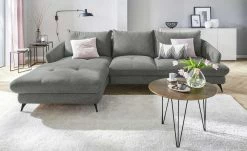 switch Ecksofa Futuro | Grau links ohne