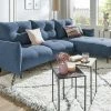 switch Ecksofa Spezia | Blau (Dunkelblau) rechts ohne