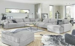 Wohnlandschaft Branna | Hellgrau rechts