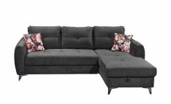 Ecksofa Rene | Schwarz (Dunkelgrau) -Sofas Verkaufsladen 29402104 1 202207221302