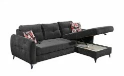Ecksofa Rene | Schwarz (Dunkelgrau) -Sofas Verkaufsladen 29402104 6 202207221302