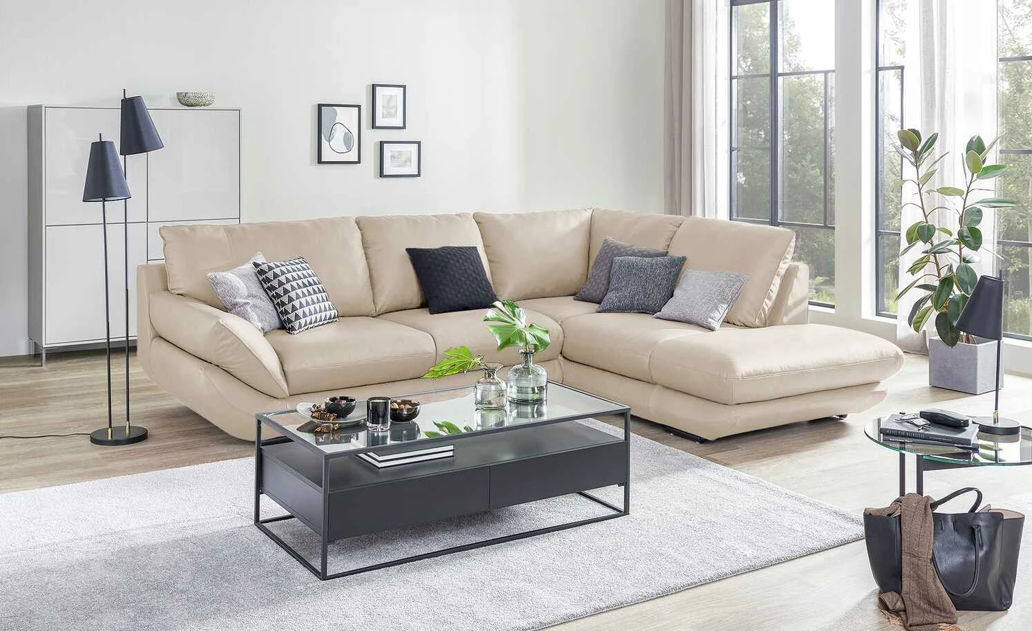 uno Ecksofa Sardegna | Ecru (Beige-Grau) rechts 3 uno Ecksofa Sardegna | Ecru (Beige-Grau) rechts