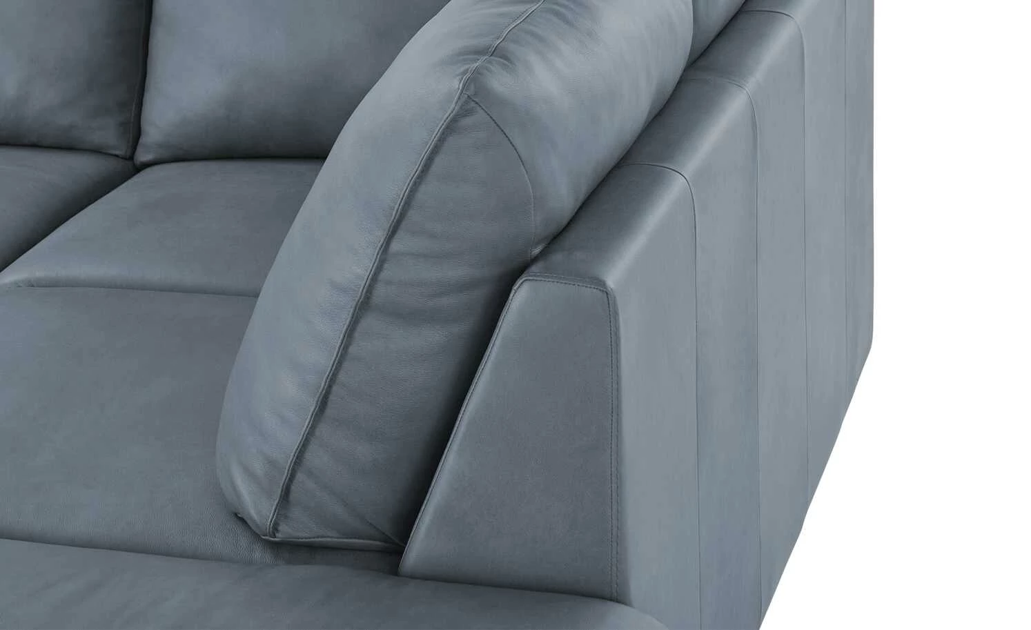 uno Ecksofa Sardegna | Greyblue (Grau-Blau) rechts 5 uno Ecksofa Sardegna | Greyblue (Grau-Blau) rechts – Bild 3