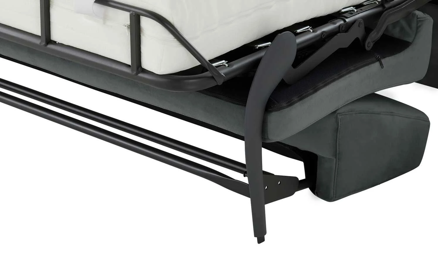 Schlafsofa Boston Deluxe | Anthrazit (Dunkelgrau) Zylinder, Zylinder 7 Schlafsofa Boston Deluxe | Anthrazit (Dunkelgrau) Zylinder, Zylinder – Bild 5