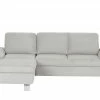 smart Ecksofa Finola | Grau Mikrofaser links