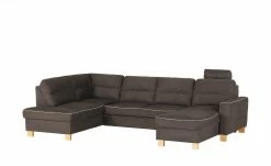 uno Wohnlandschaft mit Schlaffunktion Vito | Dunkelbraun links ohne -Sofas Verkaufsladen 29403905 12 202205061253