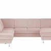 meinSofa Wohnlandschaft Jana | Rose (Rosa) links ohne