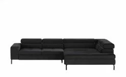 Gallery M Ecksofa Felicia Due | Black (Schwarz) rechts Grundfunktion