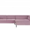 Gallery M Ecksofa Felicia Due | Rosa rechts Grundfunktion