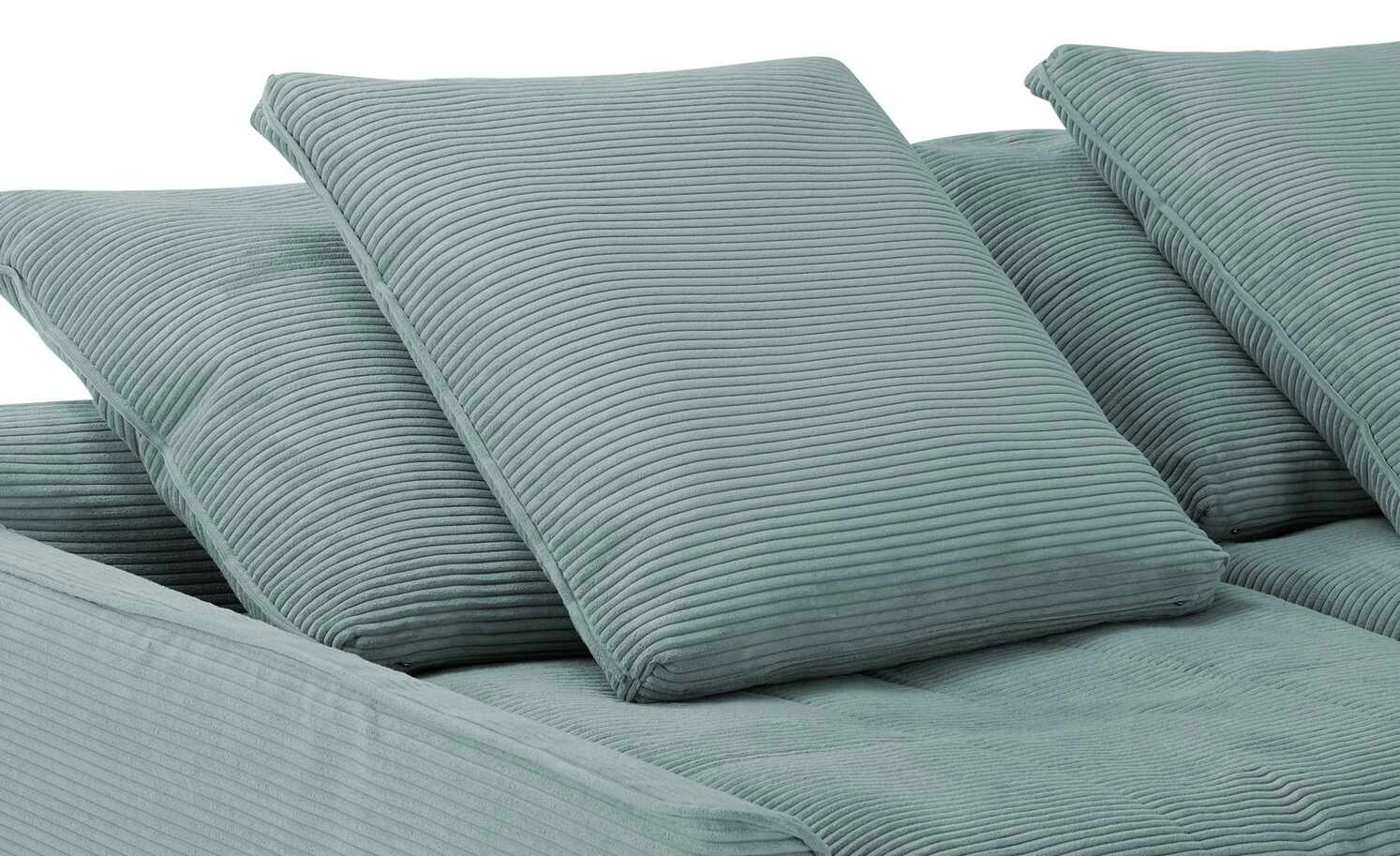 SOHO Ecksofa Sake | Aqua (Blau) rechts 4 SOHO Ecksofa Sake | Aqua (Blau) rechts – Bild 2