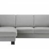meinSofa Ecksofa Veit | Silver (Hellgrau) links ohne