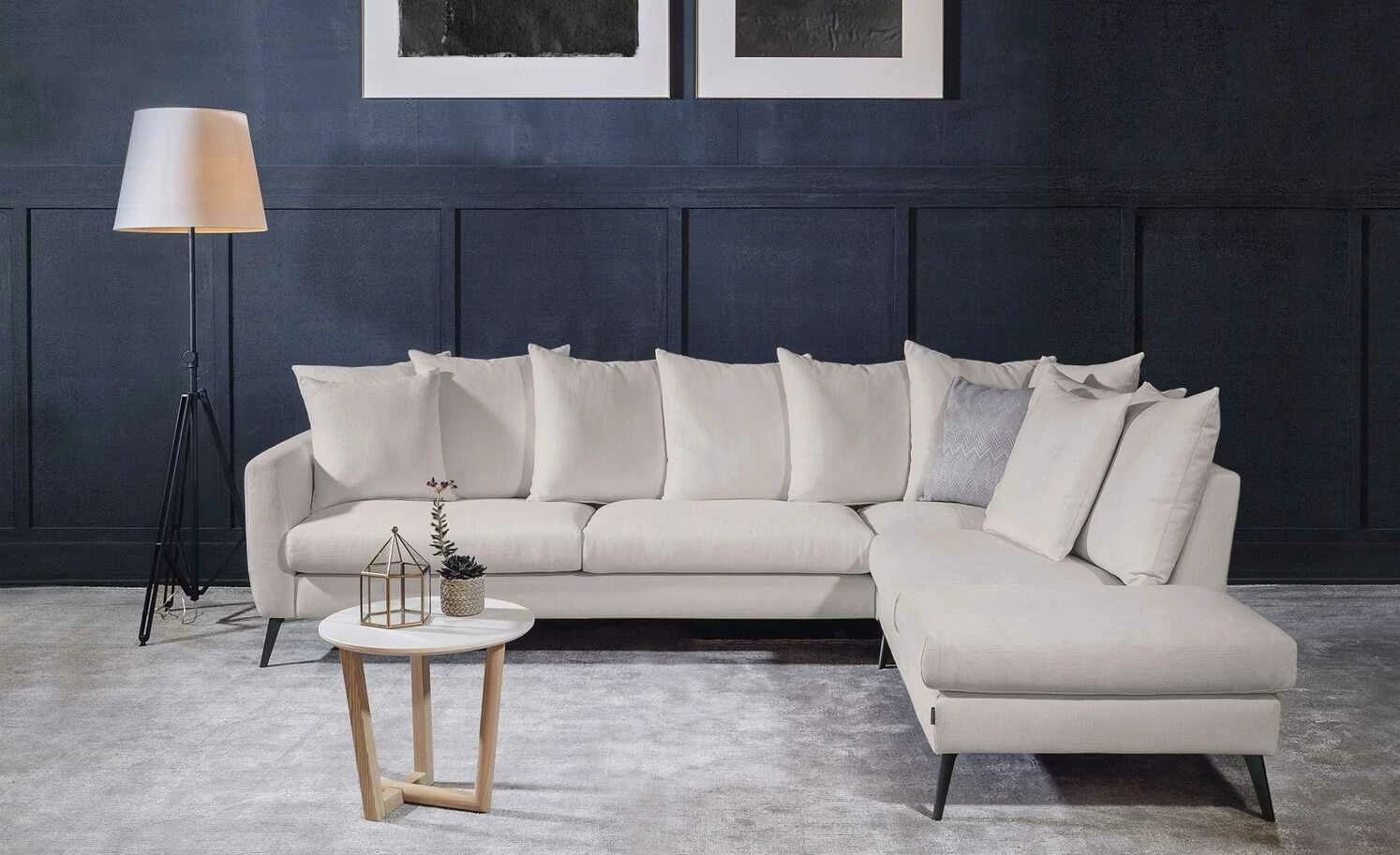 SOHO Ecksofa Salma | Grau rechts 3 SOHO Ecksofa Salma | Grau rechts
