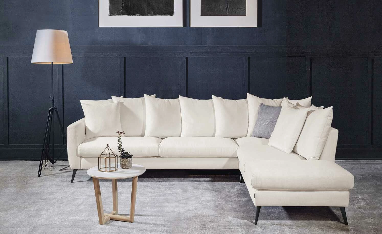 SOHO Ecksofa Salma | Hellbeige rechts 3 SOHO Ecksofa Salma | Hellbeige rechts