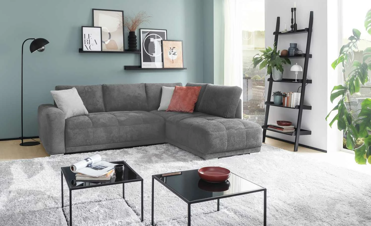 bobb Ecksofa Kerrin | Stone (Grau) rechts 3 bobb Ecksofa Kerrin | Stone (Grau) rechts