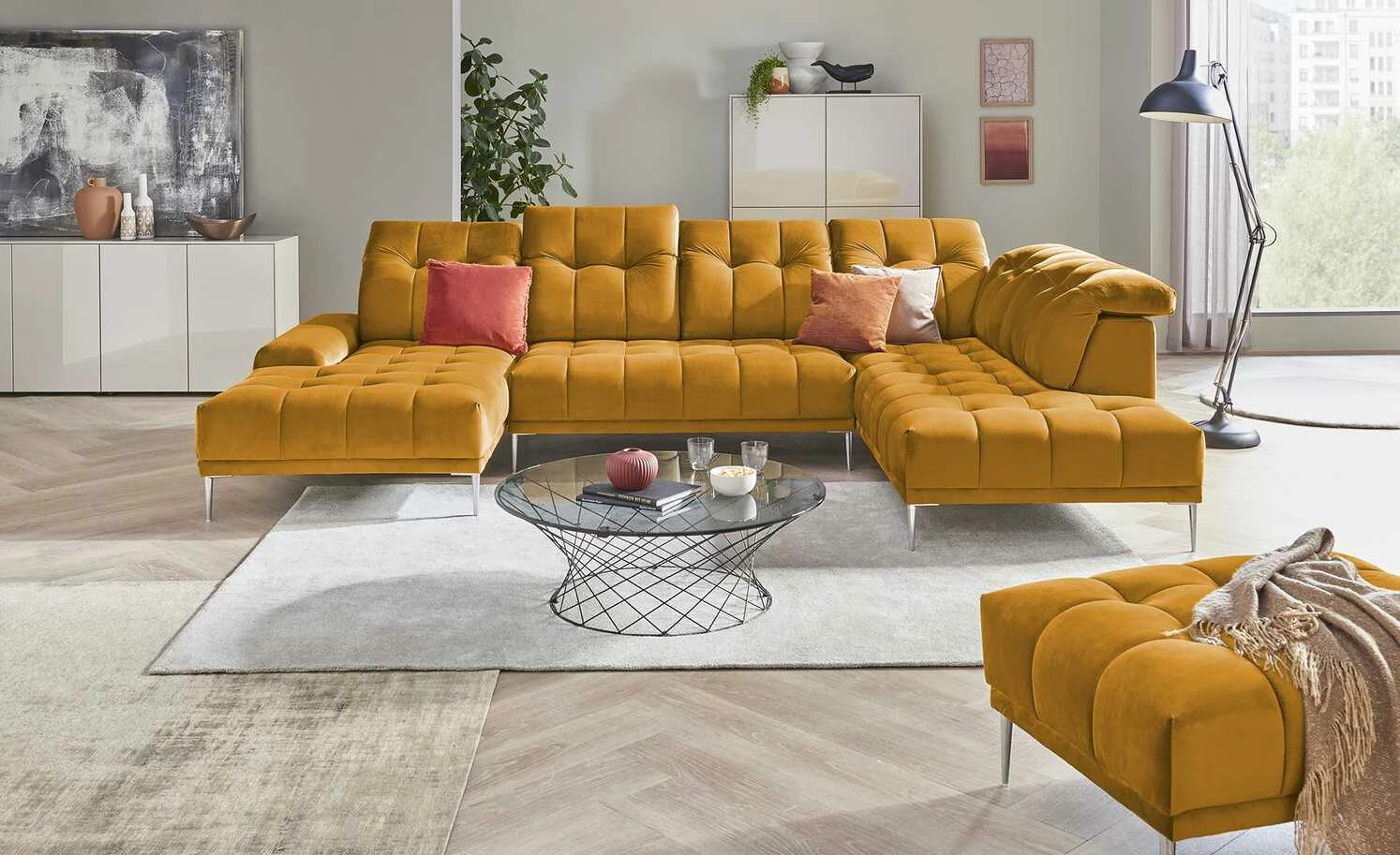 switch Wohnlandschaft Grenada | Gold (Gelb) rechts 3 switch Wohnlandschaft Grenada | Gold (Gelb) rechts