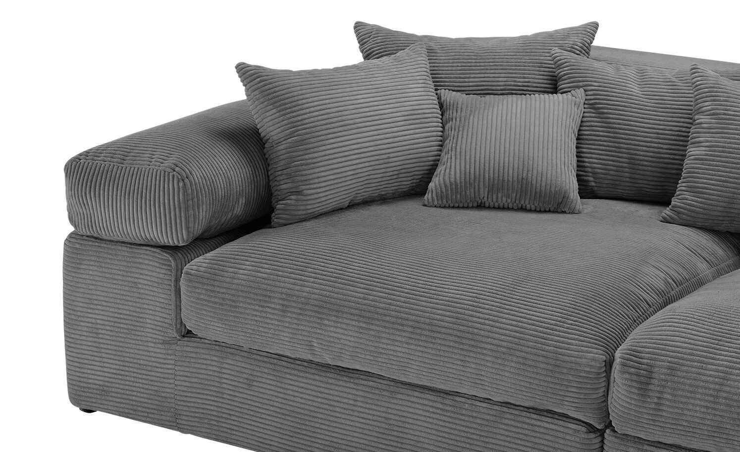 smart Ecksofa Lianea | Grau rechts 7 smart Ecksofa Lianea | Grau rechts – Bild 5