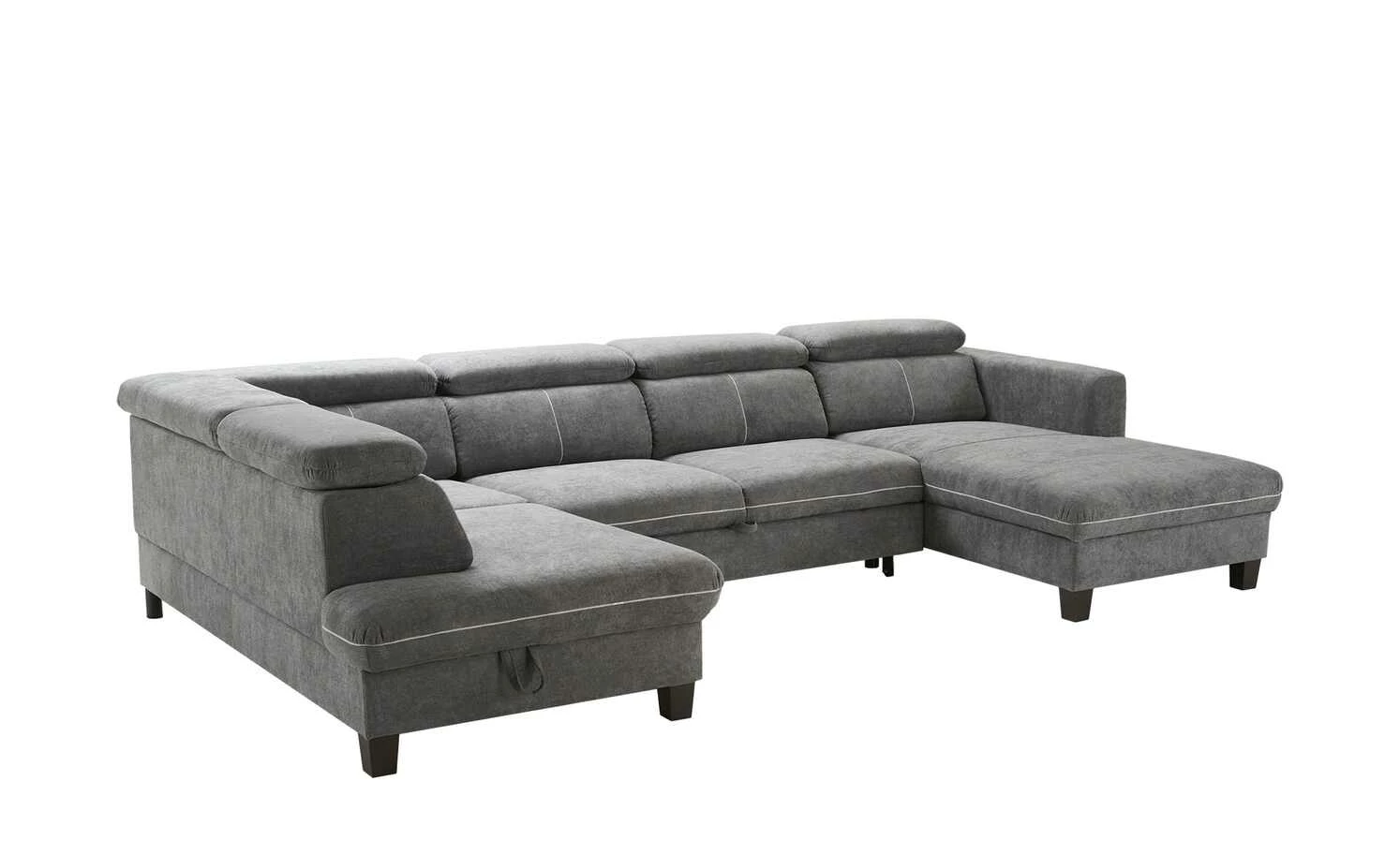 Wohnlandschaft Zante | Dunkelgrau/ Silbergrau links 5 Wohnlandschaft Zante | Dunkelgrau/ Silbergrau links – Bild 3