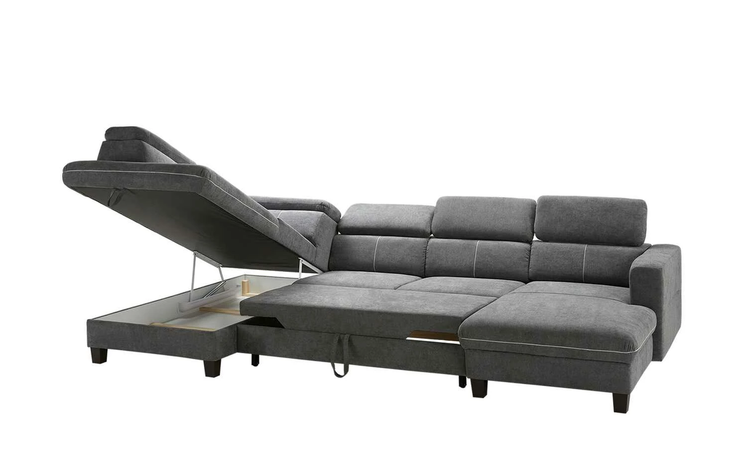 Wohnlandschaft Zante | Dunkelgrau/ Silbergrau links 10 Wohnlandschaft Zante | Dunkelgrau/ Silbergrau links – Bild 8