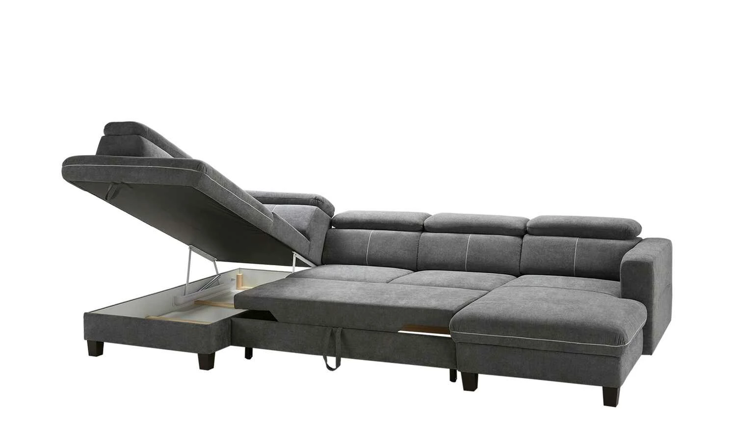 Wohnlandschaft Zante | Dunkelgrau/ Silbergrau links 11 Wohnlandschaft Zante | Dunkelgrau/ Silbergrau links – Bild 9