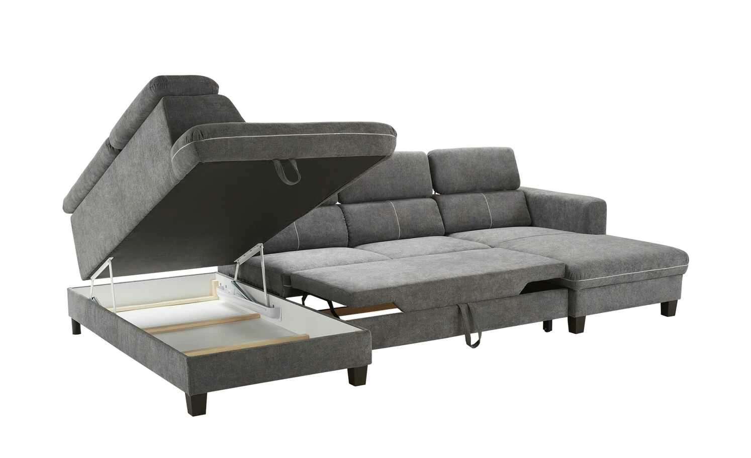 Wohnlandschaft Zante | Dunkelgrau/ Silbergrau links 12 Wohnlandschaft Zante | Dunkelgrau/ Silbergrau links – Bild 10